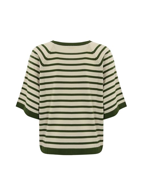 Maglia Marol Striped Beige/Green K-WAY | K 2135MWB0E